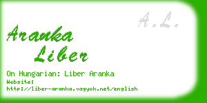 aranka liber business card